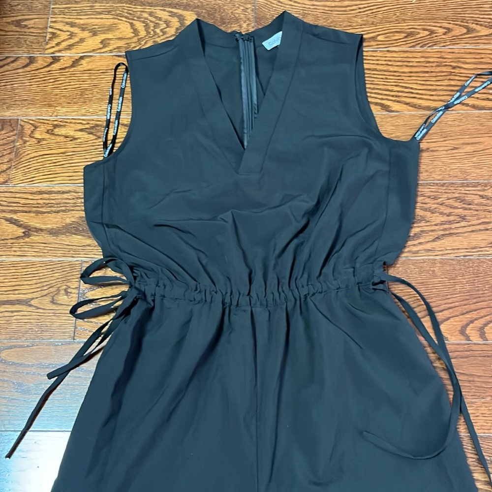 Calvin Klein Black Jumpsuit with Wide-Leg Design